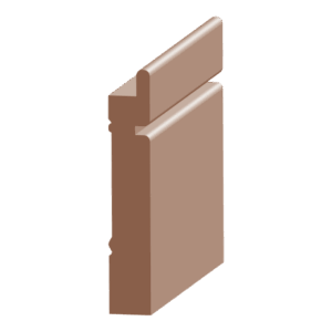 Wainscot Base with 3/8" Rab't - 1 ft