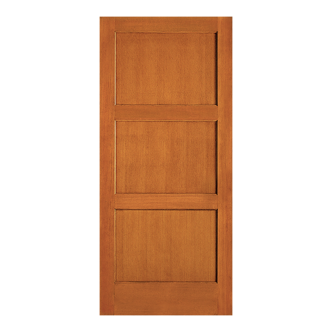 VG Fir Flat 3-Equal Panel Interior Shaker Door (OSF30) with Ovolo Sticking