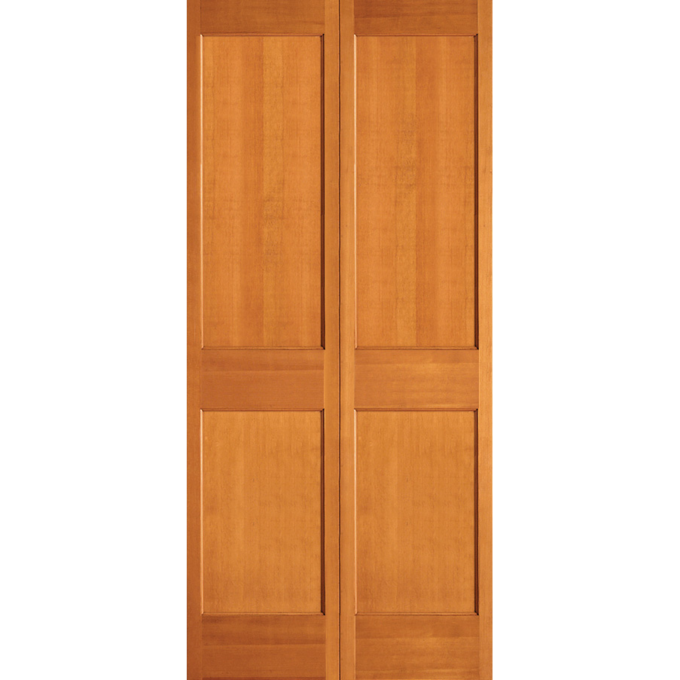 VG Fir Flat 2-Panel BiFold Shaker Door (OSFBF43) with Ovolo Sticking