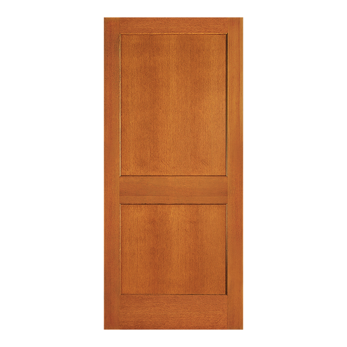 VG Fir Flat 2-Panel Interior Shaker Door (OSF82) with Ovolo Sticking