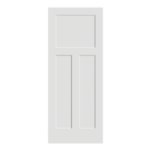 Flat 3 Panel 1 Top/2Bottom Panel Fire Door