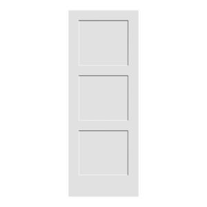 Flat 3 Equal Panel Interior Fire Door