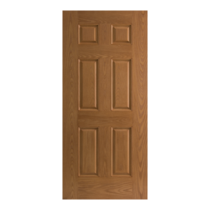 Belleville Series Woodgrain Textured 6 Panel Door