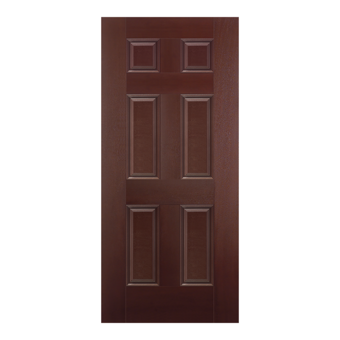 Belleville Mahogany 6 Panel Door