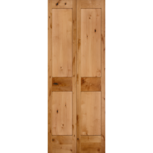 Knotty Alder 2 Panel BiFold Door