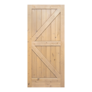 Knotty Alder Rustic Barn Door