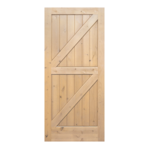 Knotty Alder Rustic Barn Door