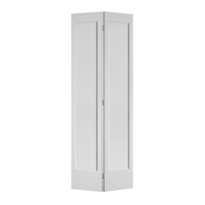 Primed Flat 1-Panel BiFold Shaker Door (OSHBF720) with Ovolo Sticking