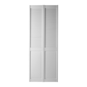 Primed Louver / Panel Bifold Door