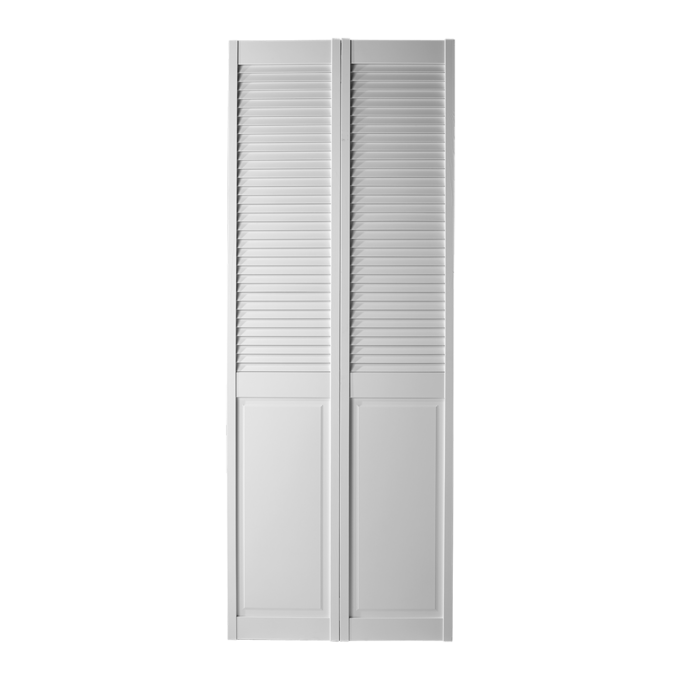 Primed Louver / Panel Bifold Door