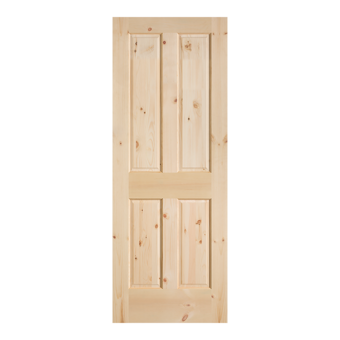 4 Panel Fire Door