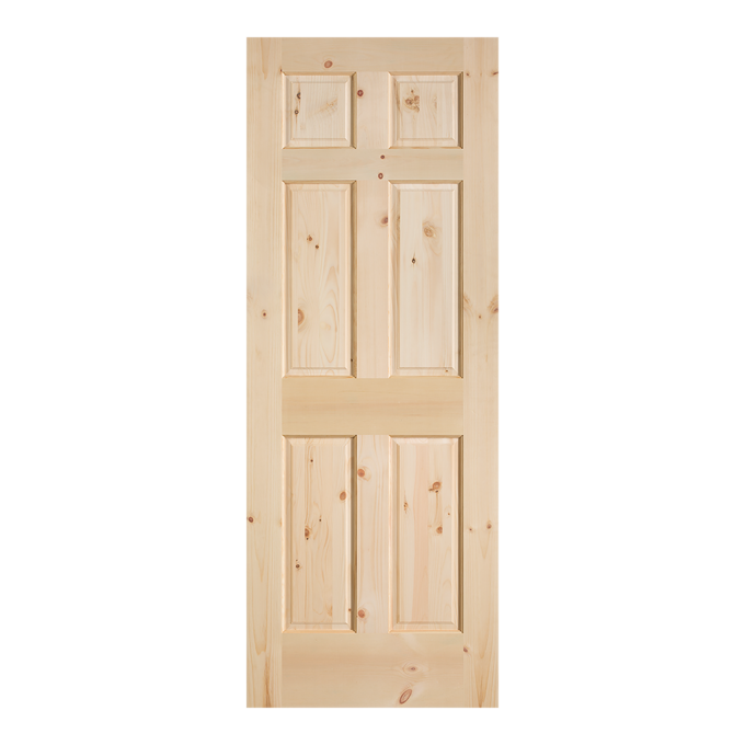 6 Panel Interior Door