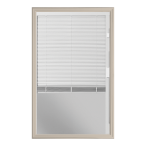22 x 36 Low-E Glass 1/2 Lite Mini Blinds Insert