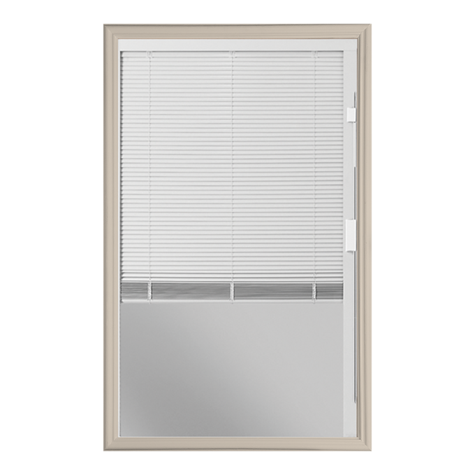 22 x 36 Low-E Glass 1/2 Lite Mini Blinds Insert