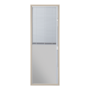 20 X 64 Clear Glass 1 Lite Mini Blinds Insert
