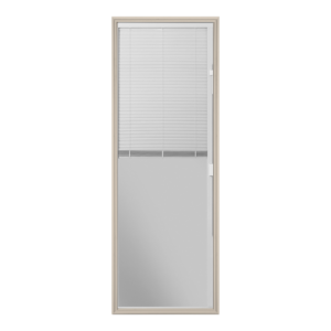 22 X 64 Clear Glass 1 Lite Mini Blinds Insert