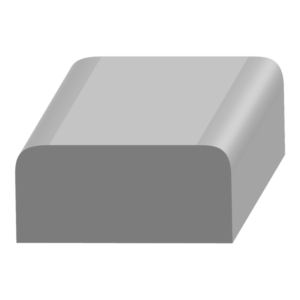 2 Eased Edge Wall Cap