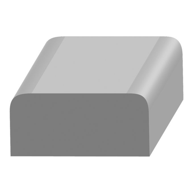 2 Eased Edge Wall Cap