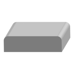 2 Eased Edge Wall Cap