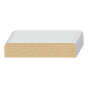 2 Eased Edge Wall Cap - 1 ft