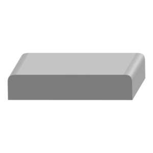 2 Eased Edge Wall Cap