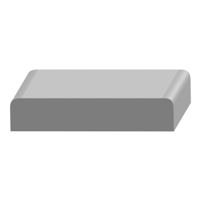 2 Eased Edge Wall Cap