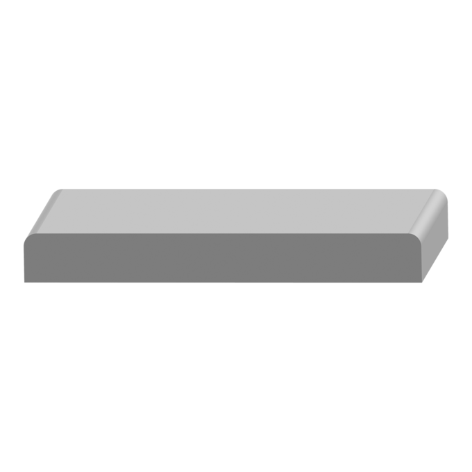2 Eased Edge Wall Cap