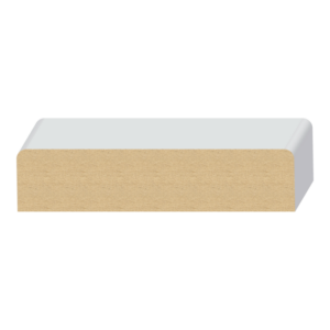 2 Eased Edge Wall Cap - 1 ft