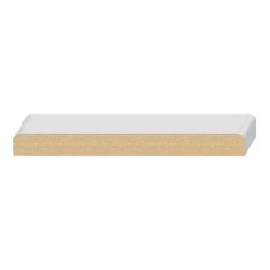 2 Eased Edge Wall Cap - 1 ft
