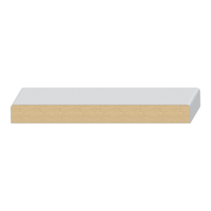 2 Eased Edge Wall Cap - 1 ft