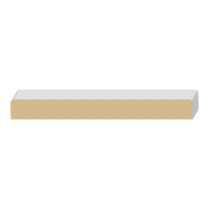 2 Eased Edge Wall Cap - 1 ft
