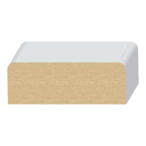 2 Eased Edge Wall Cap - 1 ft