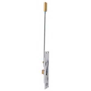 Flush bolt square corner US15 satin