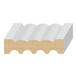 Reversible 4-Flute & Reed Casing - 1 ft