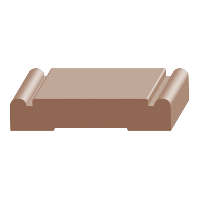 Contemporary Casing - 1 ft