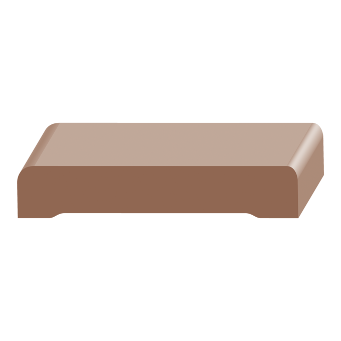 2 Eased Edge Craftsman Casing - 1 ft