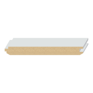 Reversible V-Groove/Nickel Gap T&G Wainscot - 1 ft