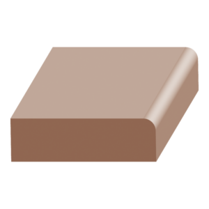 1 Round Edge Stop - 1 ft