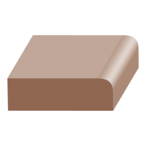 1 Round Edge Door Stop - 1 ft