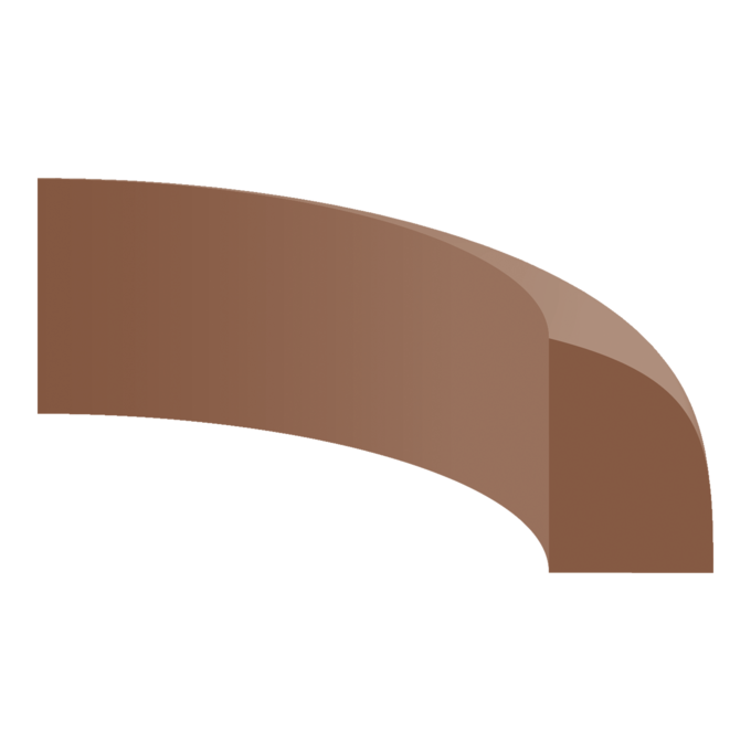 Base Shoe Radius Corner - 1 ft