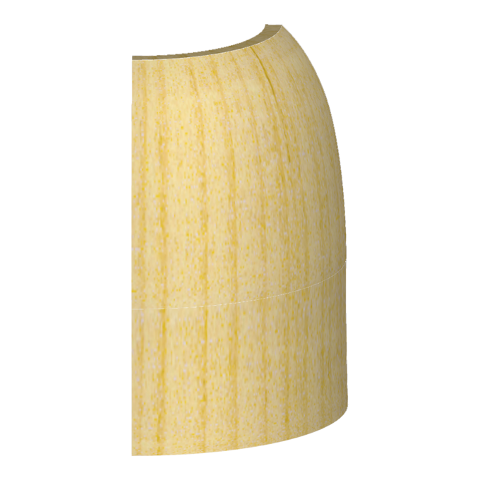 Streamline Base Round Corner - 1 ft