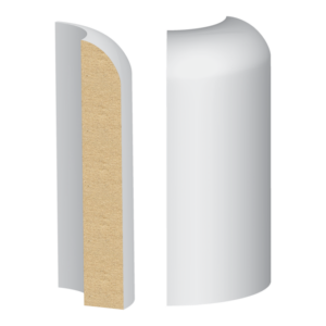 Streamline/Bullnose Base Round Corner - 1 ft