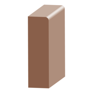 Craftsman 1 Eased Edge Base Block - 1 ft