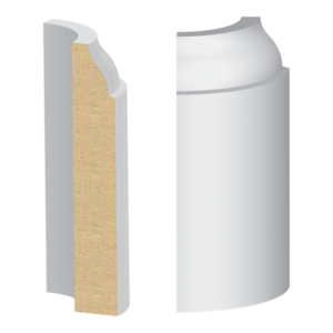 Coronado/#623 Base Radius Corner to match 314MUL-3 - 1 ft