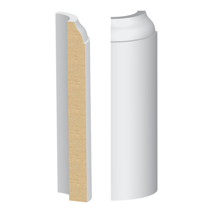 Coronado/#618 Base Radius Corner to match 314MUL-5 - 1 ft