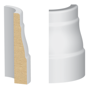 #356 Base Round Corner - 1 ft
