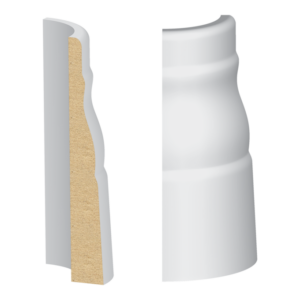 Colonial/#356 Base Round Corner - 1 ft