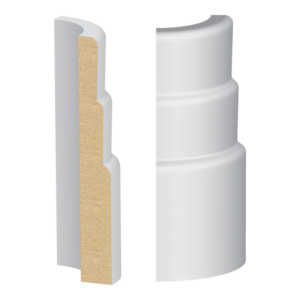 3-Step Base Round Corner - 1 ft