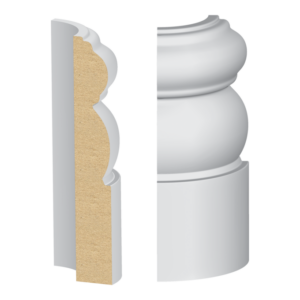 Mission/Hermosa Base Round Corner - 1 ft