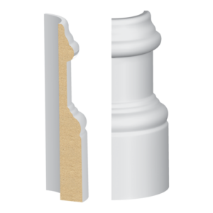 Santa Clara/Crescent Base Round Corner - 1 ft